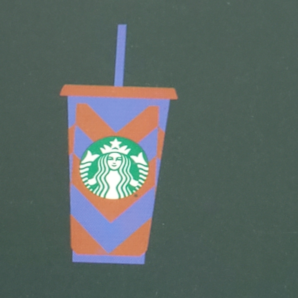 New Set of Reusable rare Starbucks venti 24 ounce  cold cup set - Picture 8 of 11